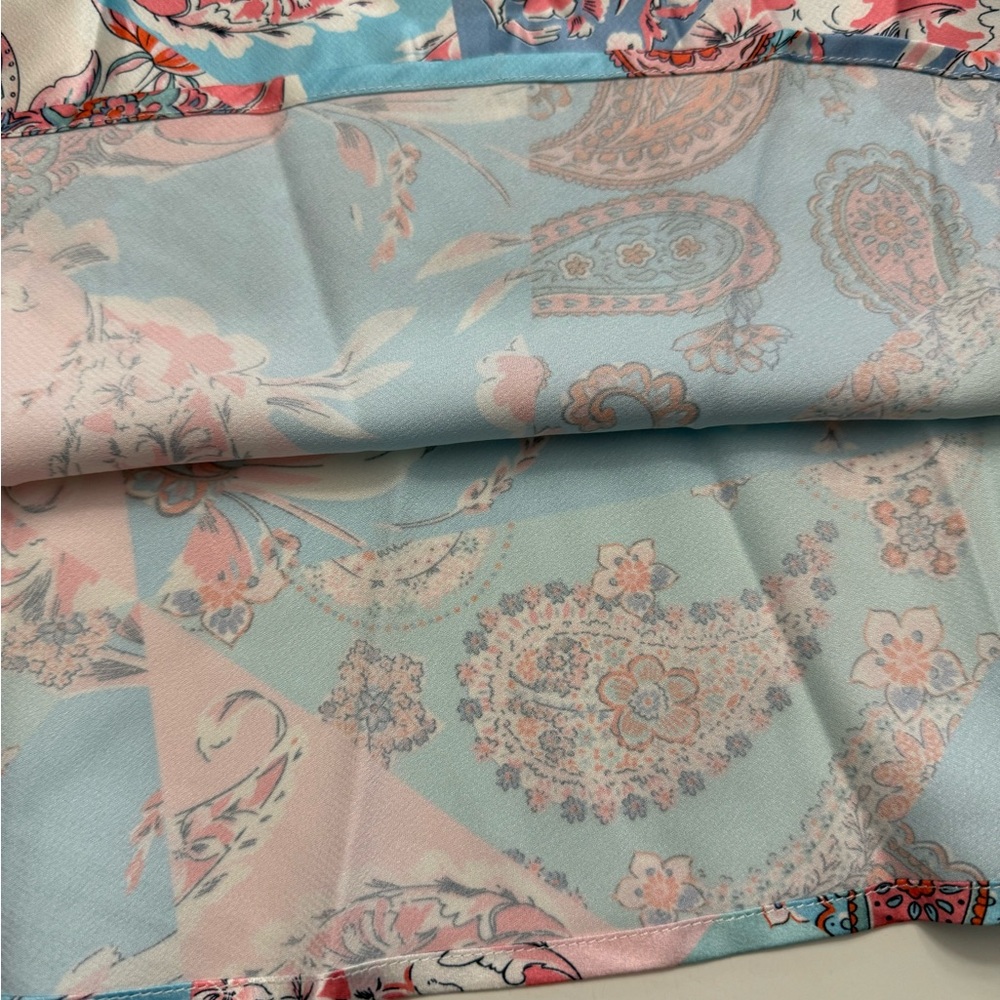 Pink Lily Vibrant Paisley Maxi Skirt - Picture 3 of 4